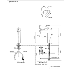 Vòi rửa mặt lavabo TOTO TLG04304V