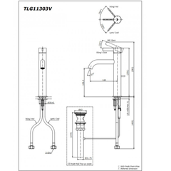 Vòi rửa mặt lavabo TOTO TLG11303V