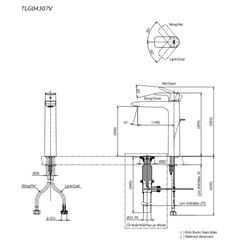 Vòi rửa mặt lavabo TOTO TLG04307V