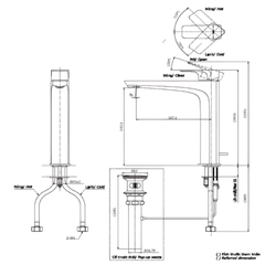 Vòi rửa mặt lavabo TOTO TLG07305V