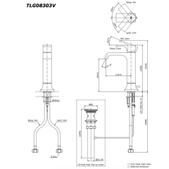 Vòi rửa mặt lavabo TOTO TLG08303V
