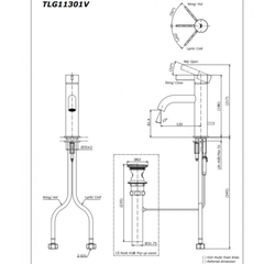 Vòi rửa mặt lavabo TOTO TLG11301V