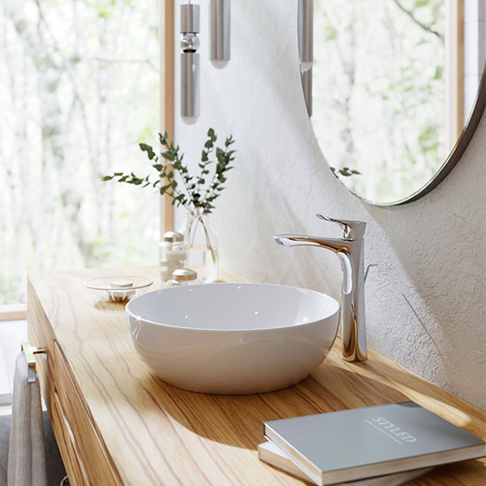 Chậu rửa mặt lavabo đặt bàn TOTO LT1706