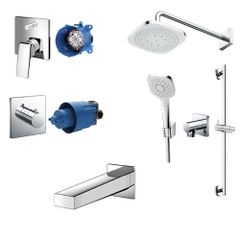 Sen Tắm Âm Tường TOTO TBG10304VA/TBW02003A/TBW02005A/TBG10001B/TBV02103B (3 Đường Nước)