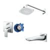 Sen tắm âm tường TOTO TBG04304BA/TBW02003A/TBG02001B (2 đường nước)