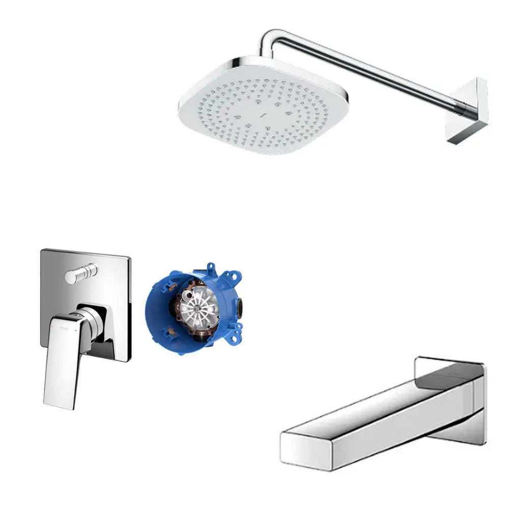 Sen tắm âm tường TOTO TBG10304V/TBW02003A/TBG10001B (2 đường nước)