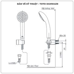 Bát sen cầm tay TOTO DGH104ZR