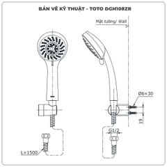 Bát sen cầm tay TOTO DGH108ZR