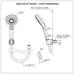 Bát sen cầm tay TOTO TBW01010A
