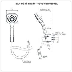 Bát sen cầm tay TOTO TBW02005V (Mã cũ TBW02005A)