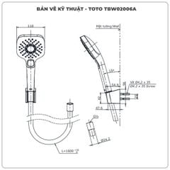 Bát sen cầm tay TOTO TBW02006A
