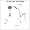 Bát sen cầm tay TOTO TBW03002B