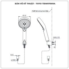 Bát sen cầm tay TOTO TBW07009A