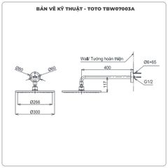 Bát sen gắn tường TOTO TBW07003A