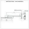 Bát sen gắn tường TOTO TBW07004A/TBN01002B