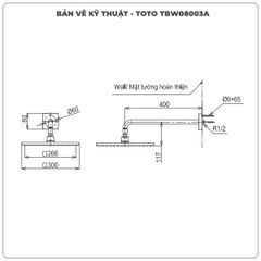 Bát sen gắn tường TOTO TBW08003A