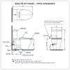 Bồn cầu nắp rửa điện tử TOTO CS326DW11