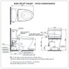 Bồn cầu nắp rửa điện tử TOTO CS767CRW12