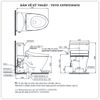 Bồn cầu nắp rửa điện tử TOTO CS767CRW15