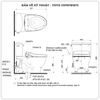 Bồn cầu nắp rửa điện tử TOTO CS767RW11