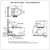 Bồn cầu nắp rửa điện tử TOTO CS986GW18