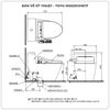 Bồn cầu nắp rửa điện tử TOTO MS625CDW17