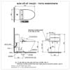 Bồn cầu nắp rửa điện tử TOTO MS857DW16