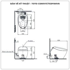 Bồn cầu NEOREST NX II TOTO CS901VT/T53P100VR