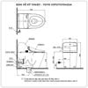 Bồn cầu thông minh TOTO C971/TCF9433A