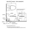 Bồn cầu TOTO 1 khối MS625DT8