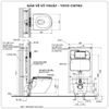 Bồn cầu treo tường TOTO CW762/TC384CVK/WH172A/MB171M