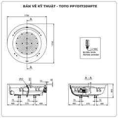 Bồn tắm massage TOTO PPYD1720HPTE