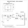 Chậu rửa mặt lavabo đặt bàn TOTO LT4715G17