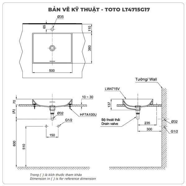 Chậu rửa mặt đặt bàn TOTO LT4715G17#MBL màu đen mờ