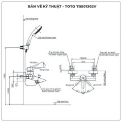 Củ sen nóng lạnh TOTO TBS01302V