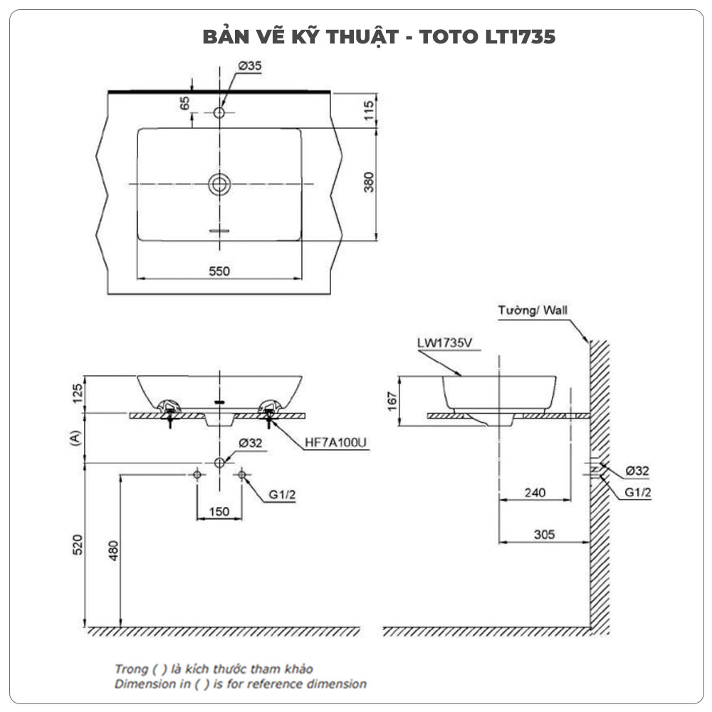 Lavabo đặt bàn TOTO LT1735#MBL màu đen mờ