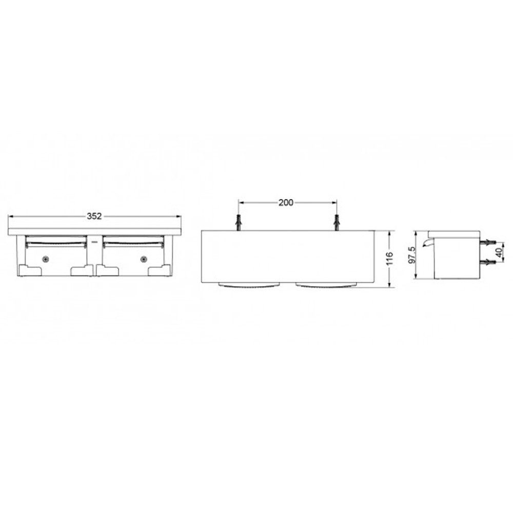 Lô giấy vệ sinh đôi  TOTO DS716W