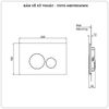 Mặt nạ xả nhấn TOTO MB176G#WH