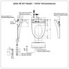 Nắp rửa điện tử Washlet TOTO TCF24410AAA (W14)