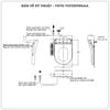 Nắp rửa điện tử Washlet TOTO TCF33370GAA