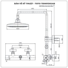 Sen cây nóng lạnh TOTO TBW01302AB