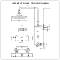 Sen cây nhiệt độ TOTO TBW01402AA