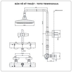 Sen cây nhiệt độ TOTO TBW01404AA