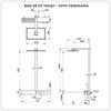 Sen cây nhiệt độ TOTO TBW05401A