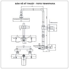Sen cây nhiệt độ TOTO TBW07401A