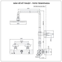 Sen cây nhiệt độ TOTO TBW07402A