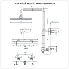 Sen cây nhiệt độ TOTO TBW07404A