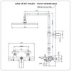 Sen cây nhiệt độ TOTO TBW08405A