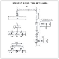Sen cây nhiệt độ TOTO TBW08406A