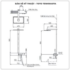 Sen cây nhiệt độ TOTO TBW08407A